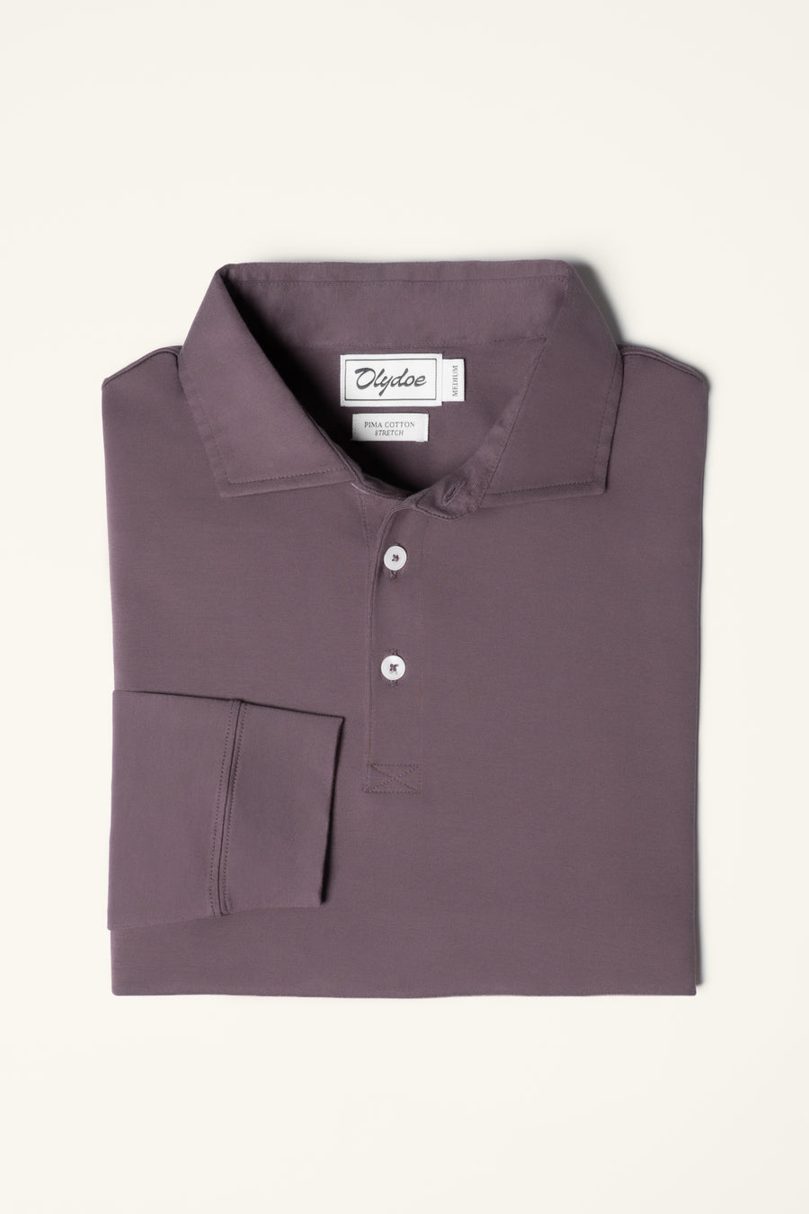 Luxe Pima Long Sleeve Polo