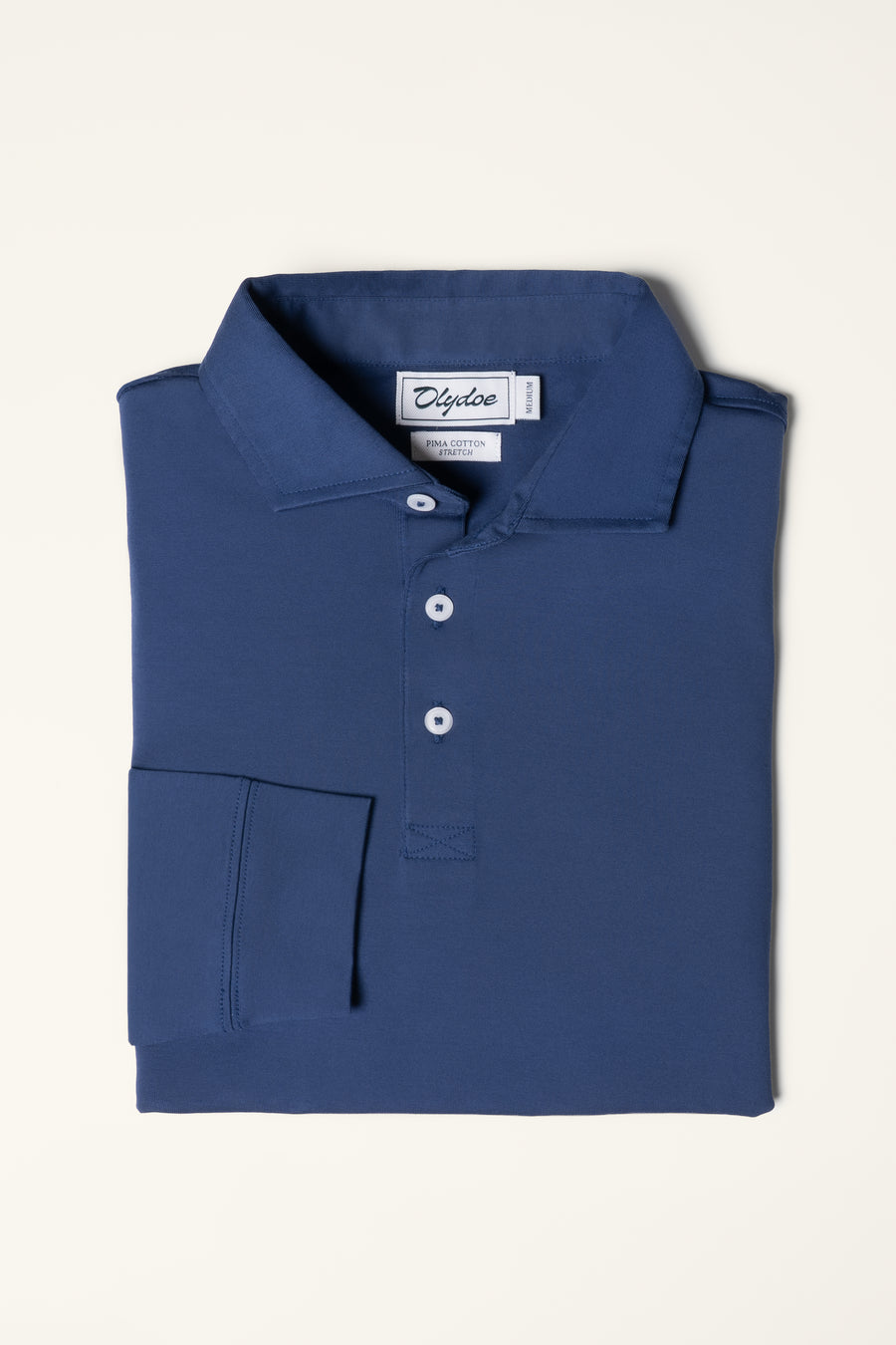 Luxe Pima Long Sleeve Polo