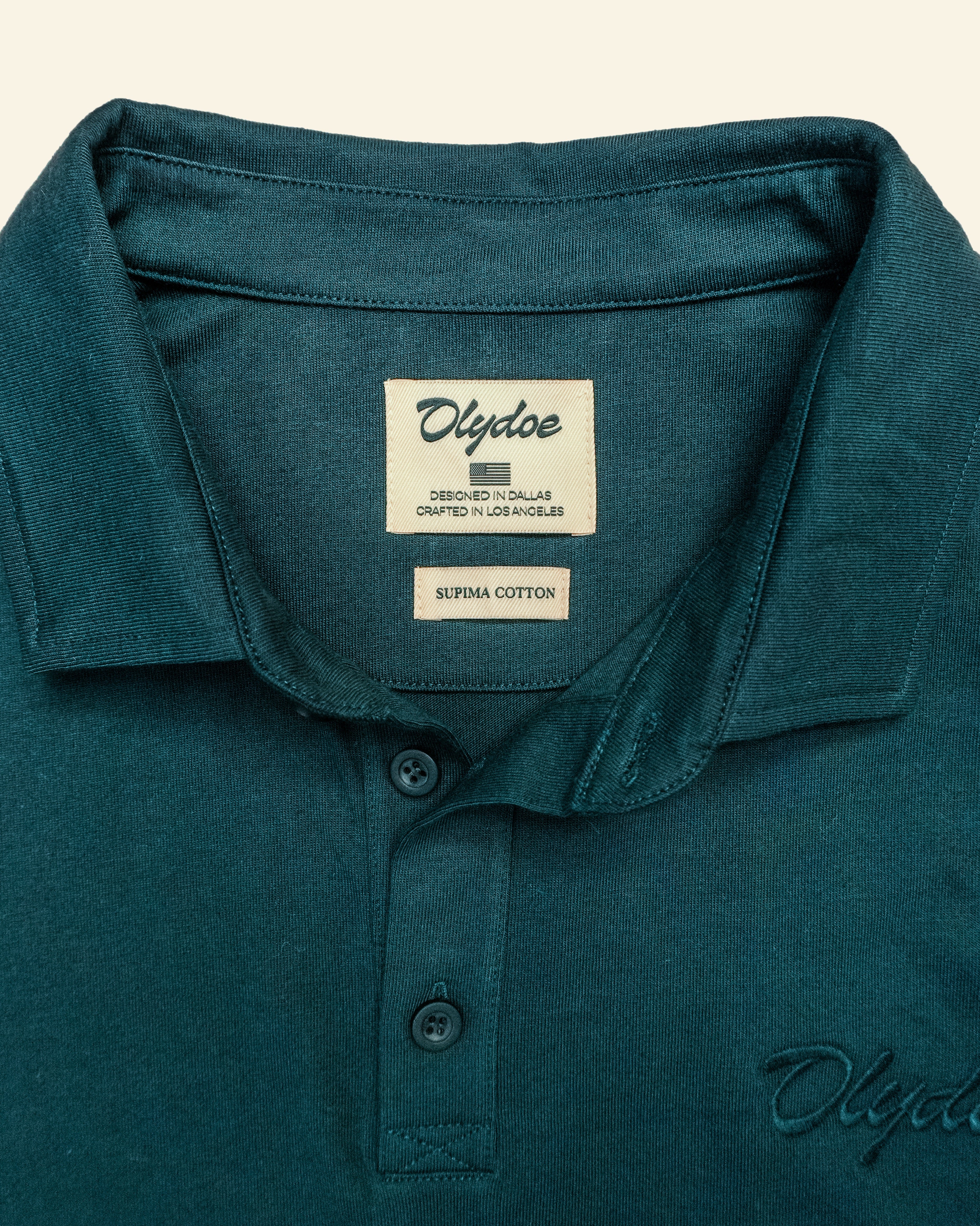 Long-Sleeve Supima® Polo - Olydoe Golf