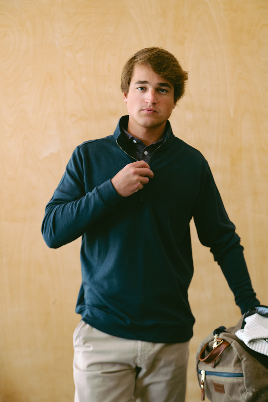 Merino Ponte Quarter-Zip