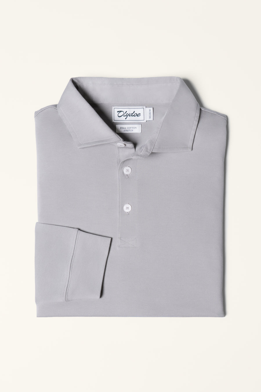 Luxe Pima Long Sleeve Polo