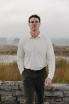 Long-Sleeve Supima® Polo - Olydoe Golf