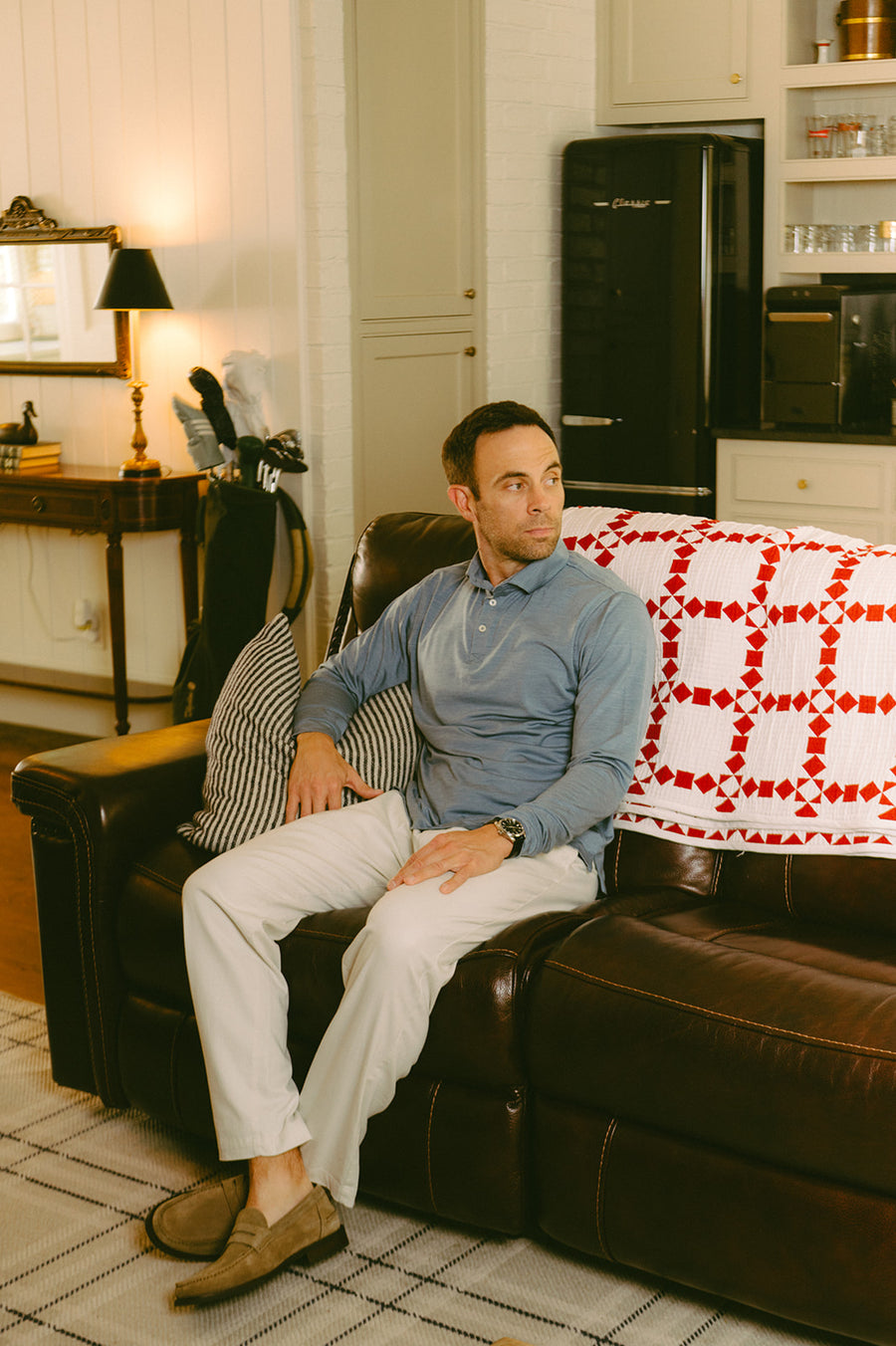 Merino Aire Long-Sleeve Polo